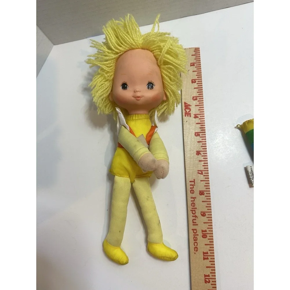 1983 Rainbow Brite Canary Yellow Plush Doll Vtg Toy Hallmark Cards‎ Mattel Inc